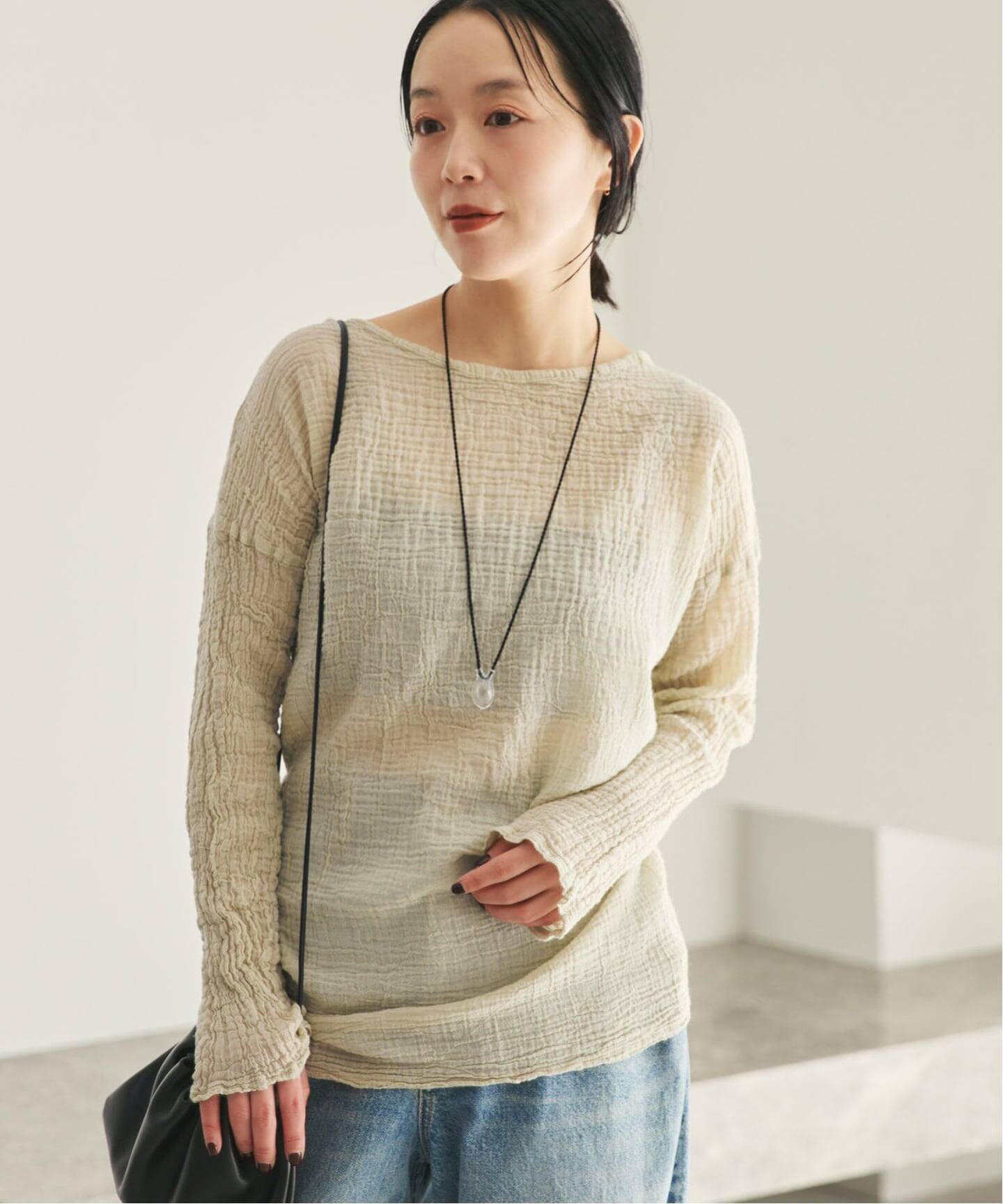 WEB限定追加》LES ATELIERS FRANCAIS DE CONFECTION 別注 T-ブラウス 
