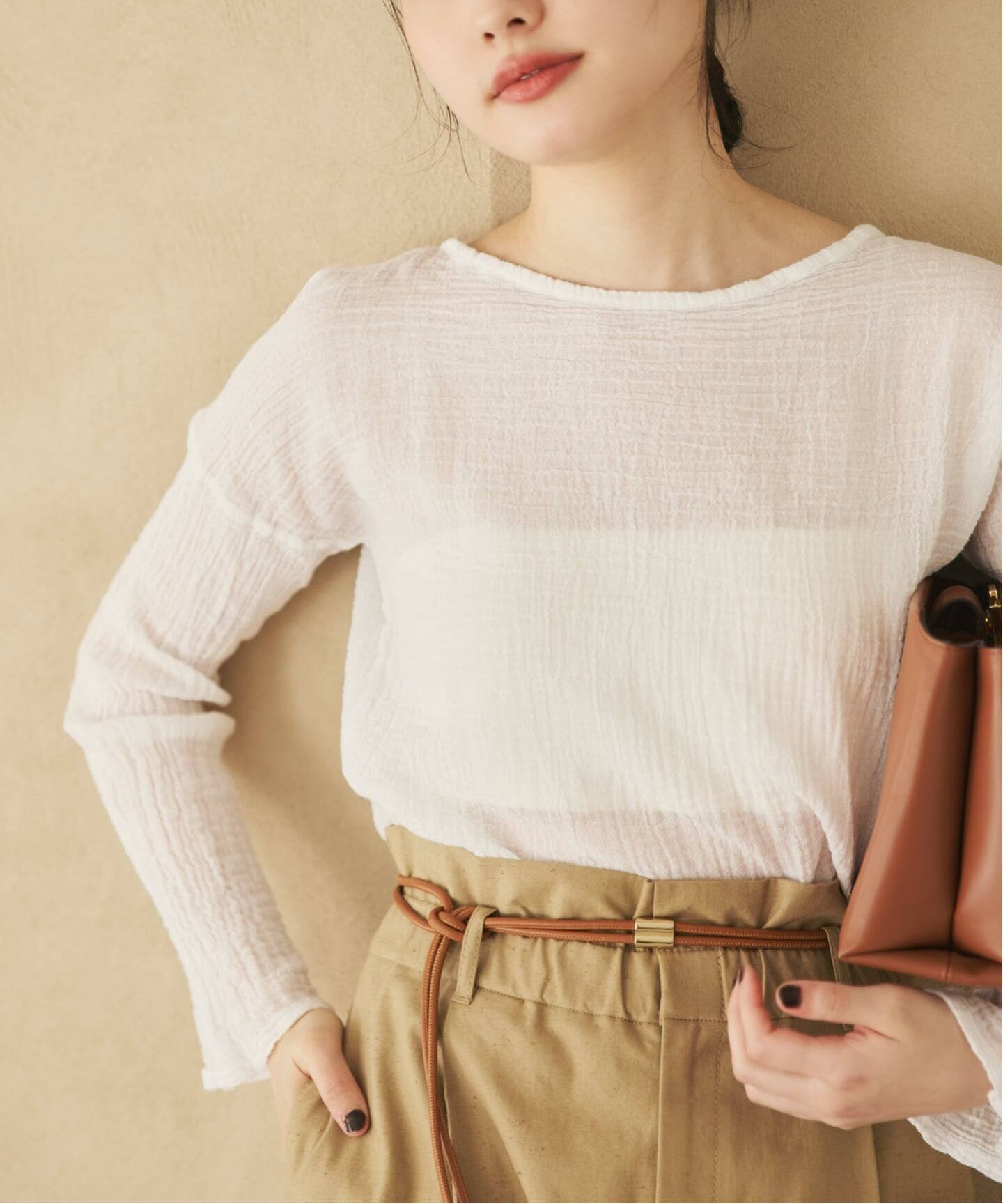 WEB限定追加》LES ATELIERS FRANCAIS DE CONFECTION 別注 T-ブラウス 