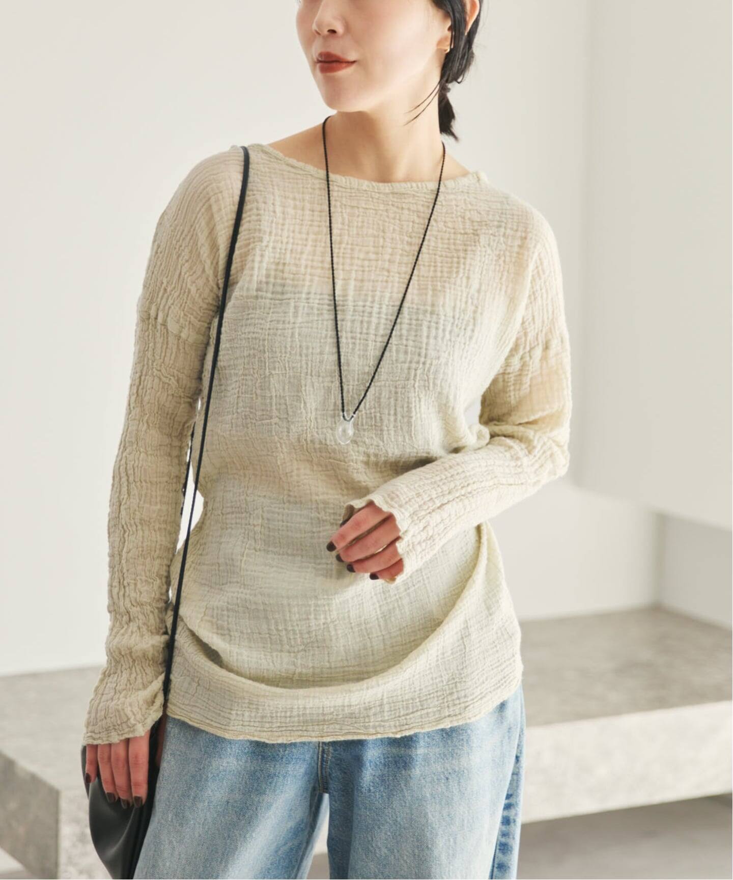 WEB限定追加》LES ATELIERS FRANCAIS DE CONFECTION 別注 T-ブラウス 
