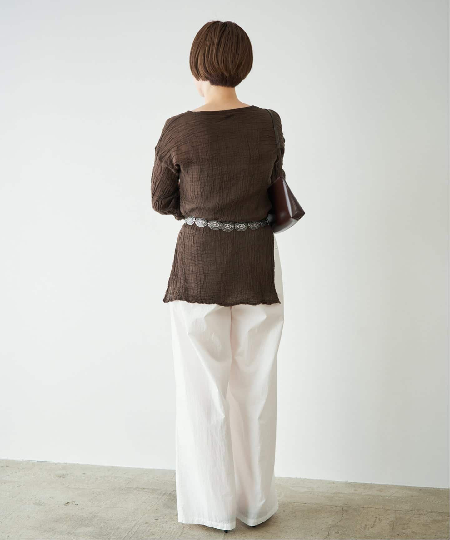 LES ATELIERS FRANCAIS DE CONFECTION 別注 SLIT ブラウス（シャツ