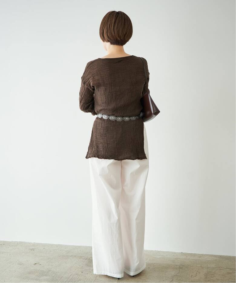 LES ATELIERS FRANCAIS DE CONFECTION 別注 SLIT ブラウス（シャツ 