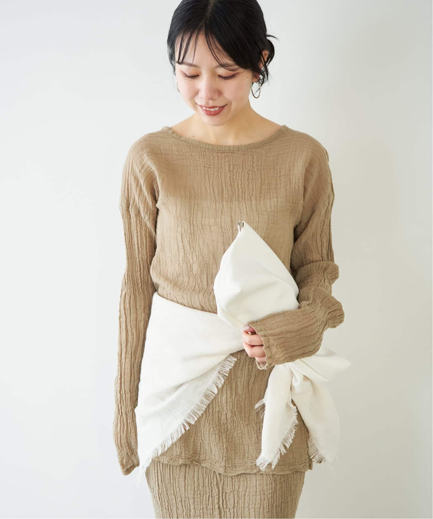 LES ATELIERS FRANCAIS DE CONFECTION 別注 SLIT ブラウス（シャツ