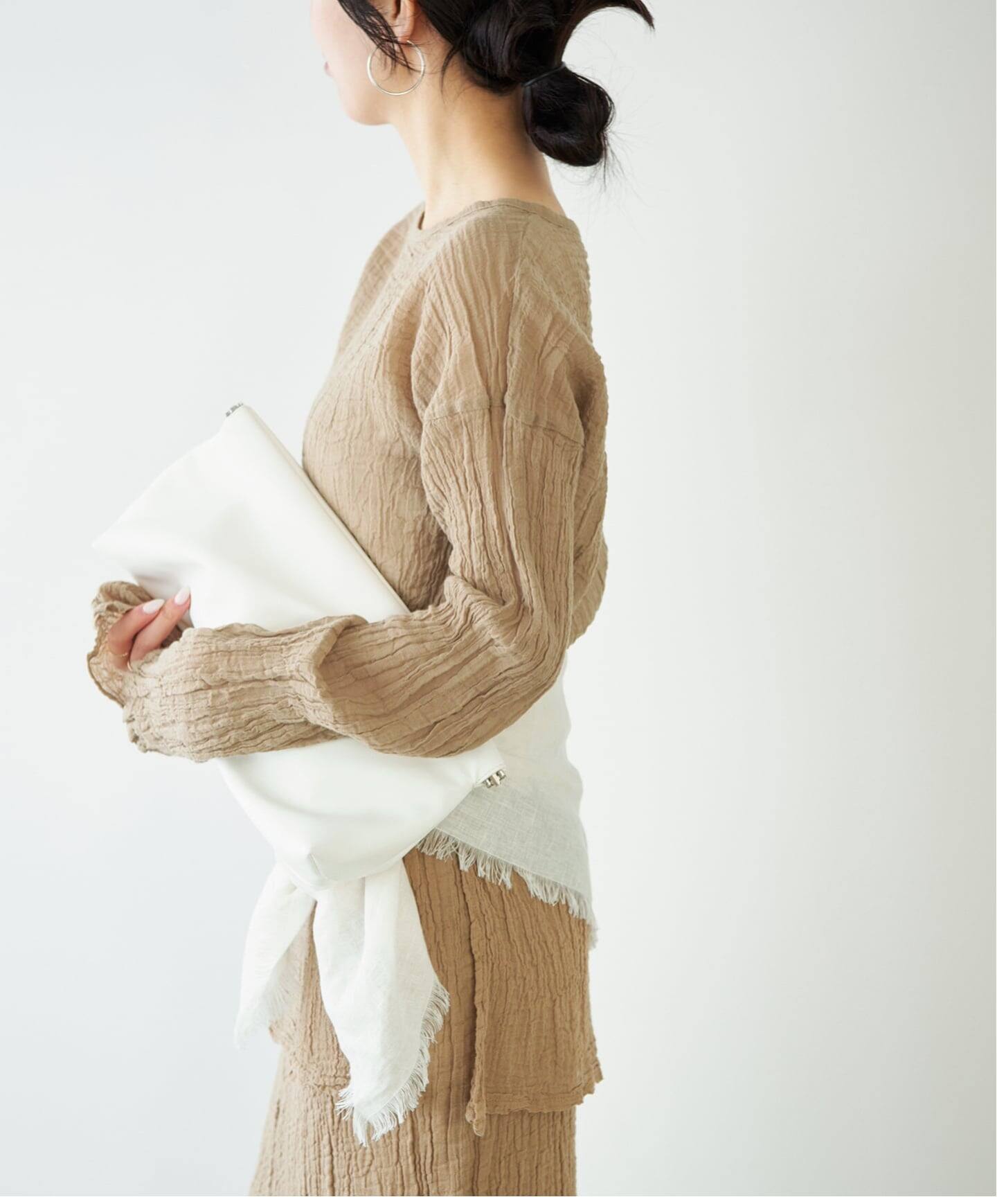 LES ATELIERS FRANCAIS DE CONFECTION 別注 SLIT ブラウス（シャツ