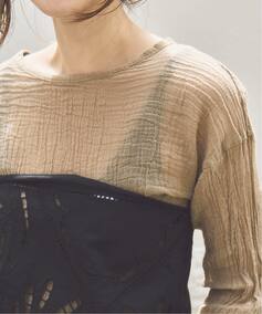 LES ATELIERS FRANCAIS DE CONFECTION 別注 SLIT ブラウス（シャツ 