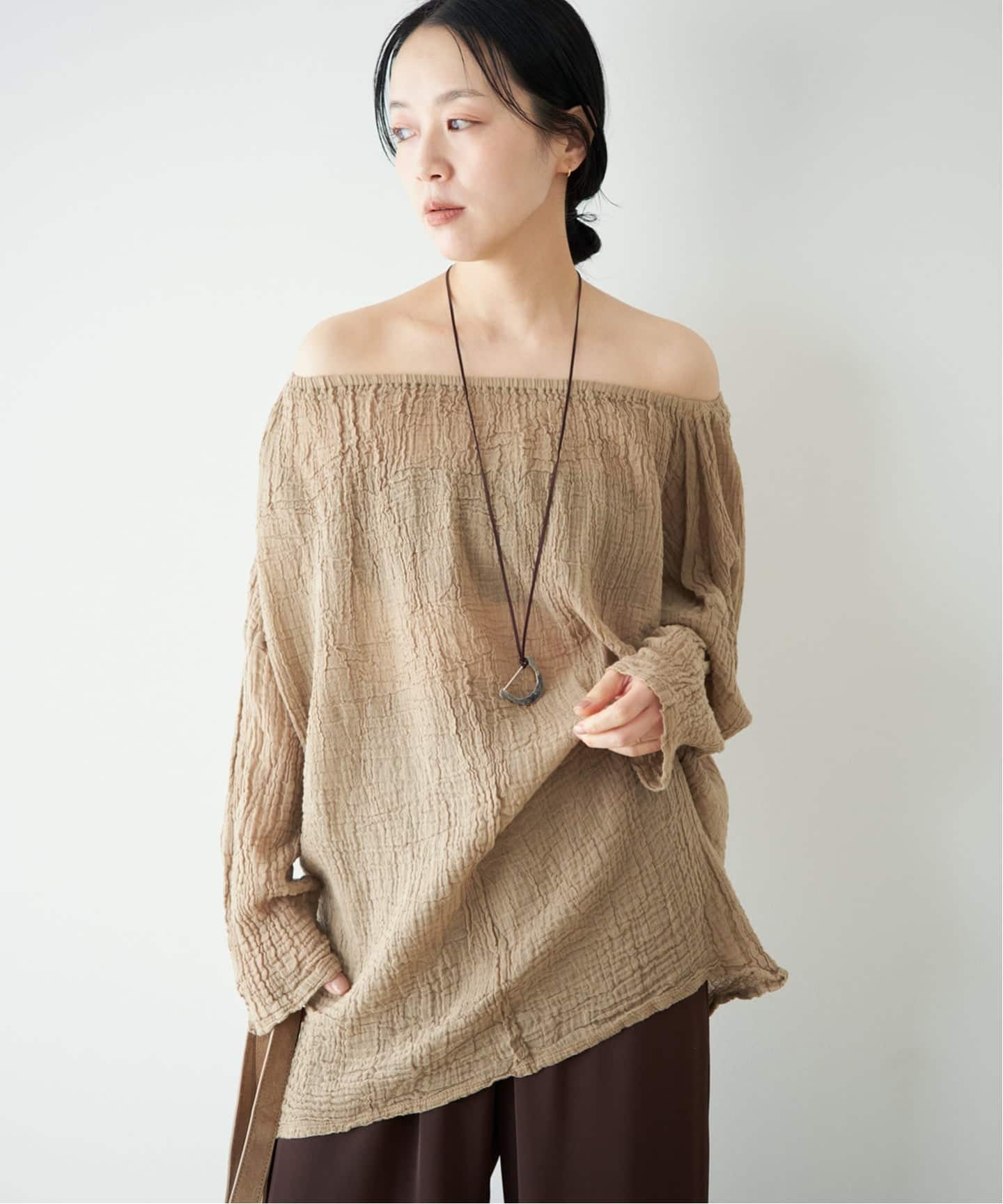 プラージュ　トップス　アトリエフランセ 追加予約》LES ATELIERS FRANCAIS DE CONFECTION 別注 OPEN BTN 2WAY
