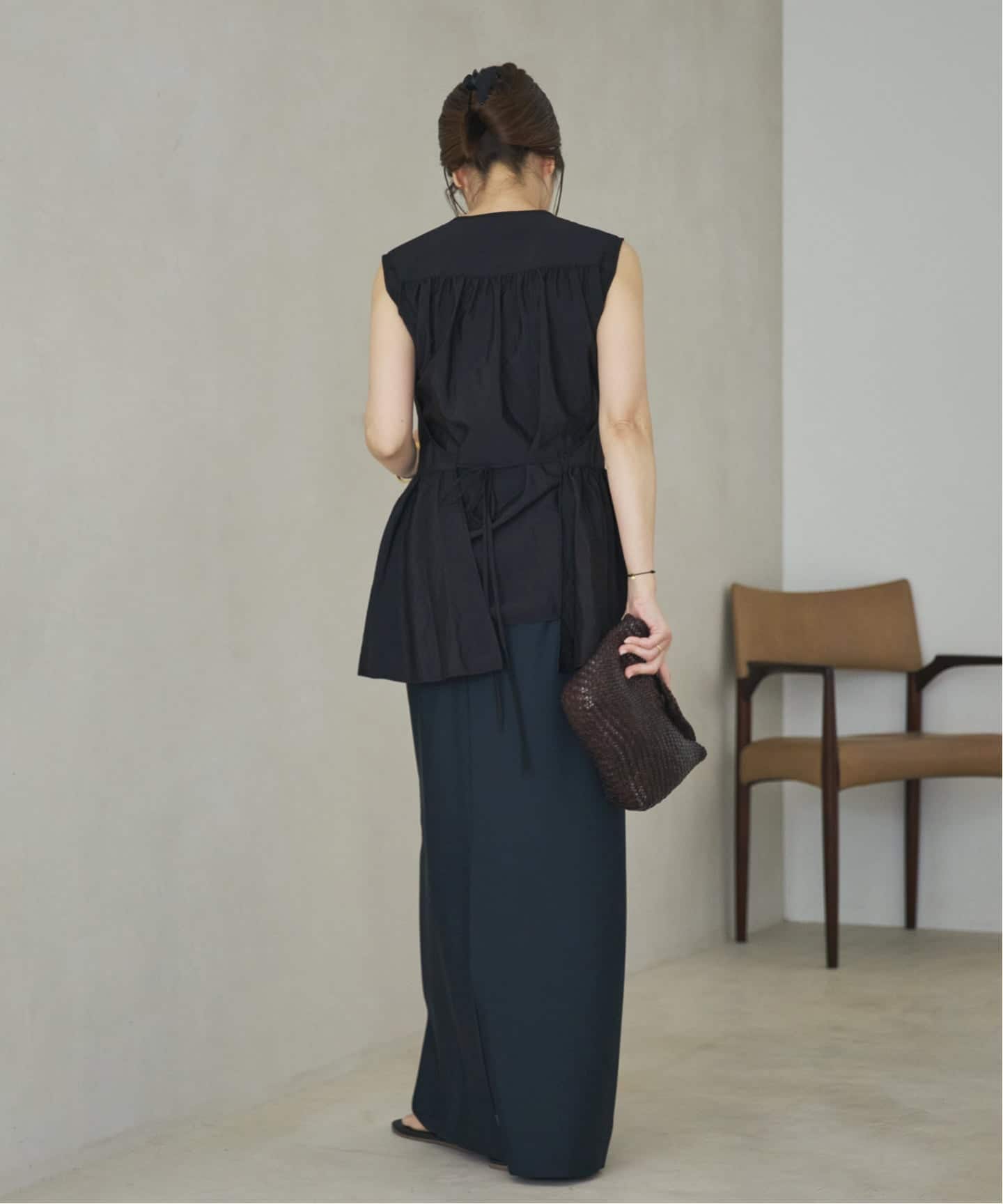 PROTAGONISTA / プロタゴニスタ 別注 SIDE RBN WASHABLE SATIN