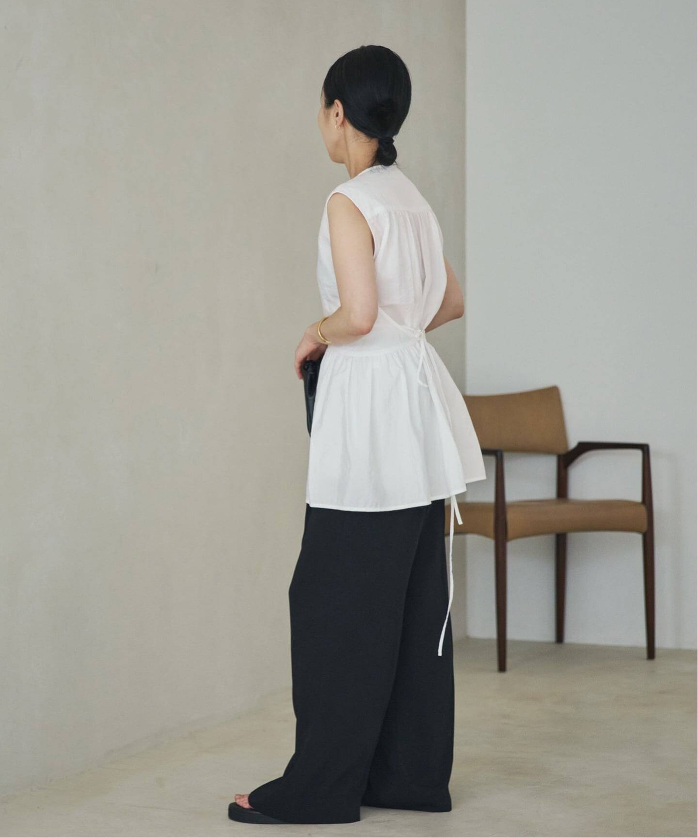PROTAGONISTA / プロタゴニスタ 別注 SIDE RBN WASHABLE SATIN