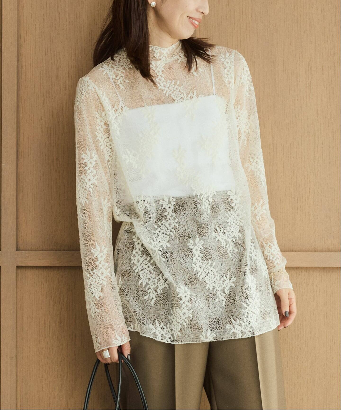 追加》Soft Lace トップス（シャツ／ブラウス）｜VERMEIL par iena 