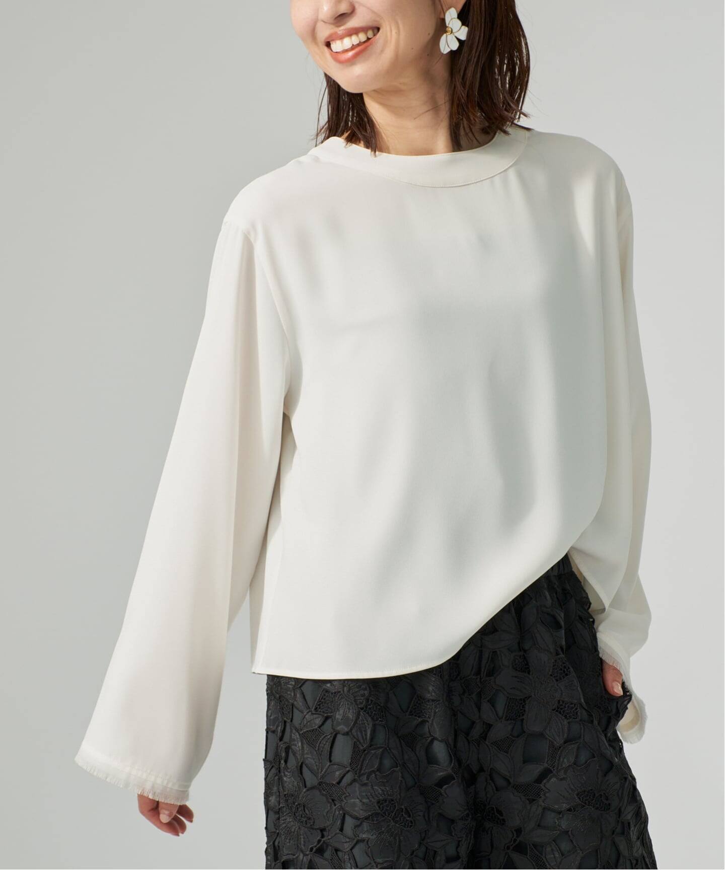 Compact Satin Top（シャツ／ブラウス）｜VERMEIL par iena 