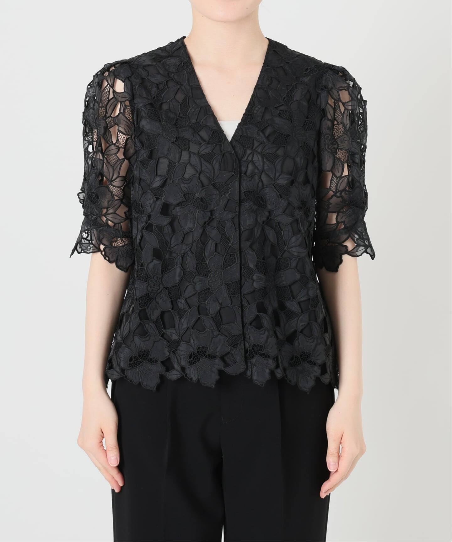 Cutwork Lace ブラウス（シャツ／ブラウス）｜VERMEIL par iena