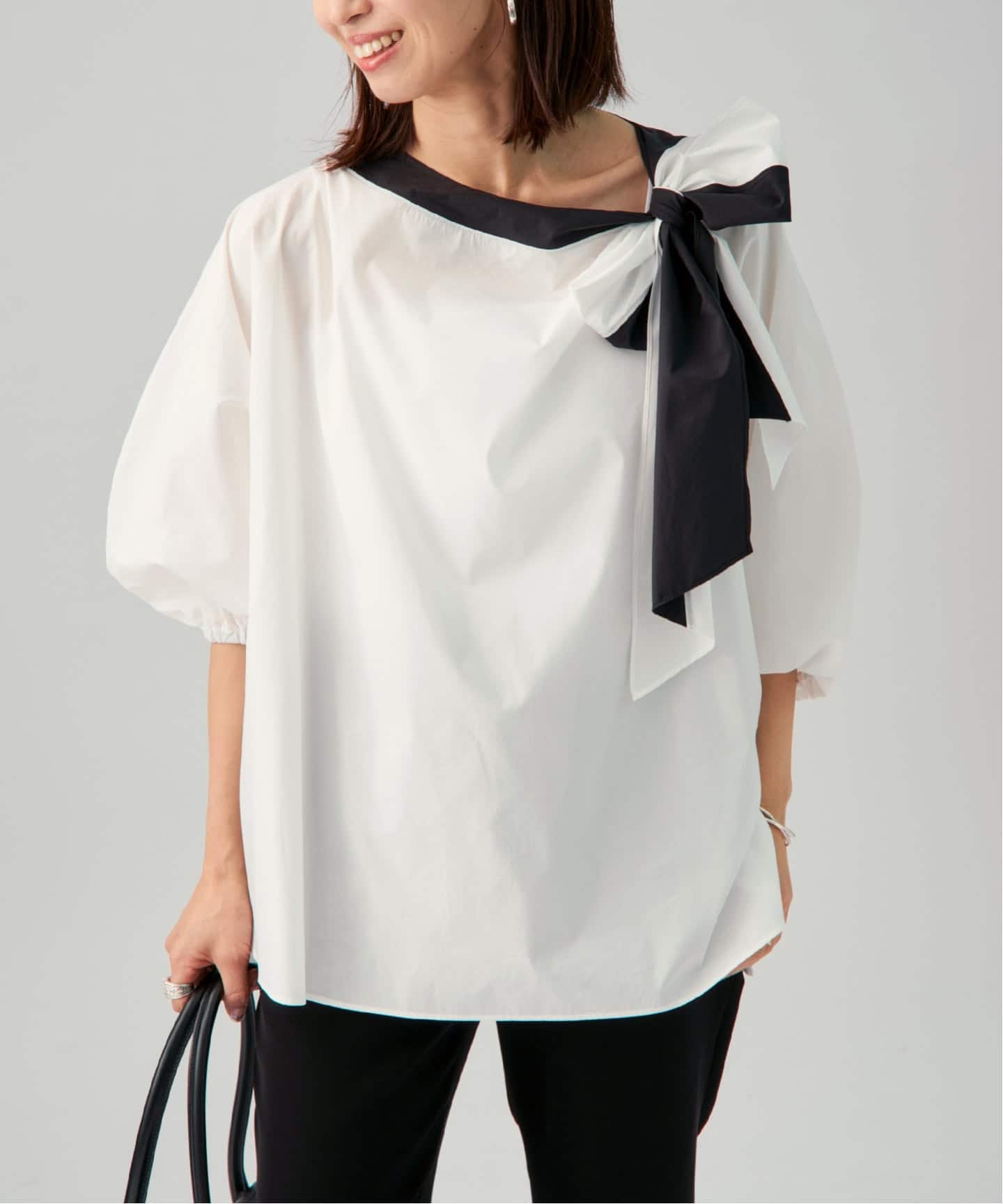 予約》リボンブラウス（シャツ／ブラウス）｜VERMEIL par iena