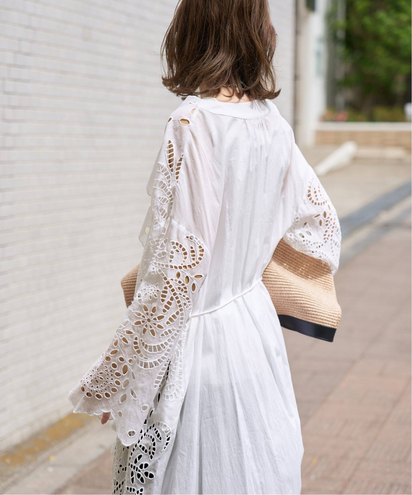 シフリー刺繍ガウン（シャツ／ブラウス）｜VERMEIL par iena