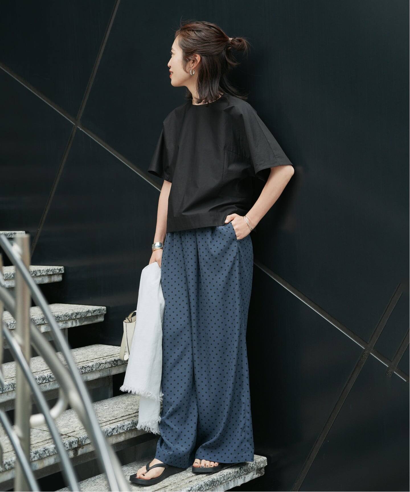 cotton back satin T-ブラウス（シャツ／ブラウス）｜VERMEIL par iena