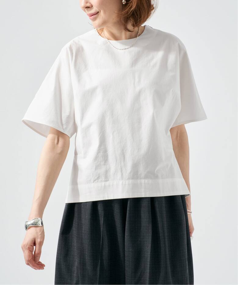 cotton back satin T-ブラウス（シャツ／ブラウス）｜VERMEIL par iena 