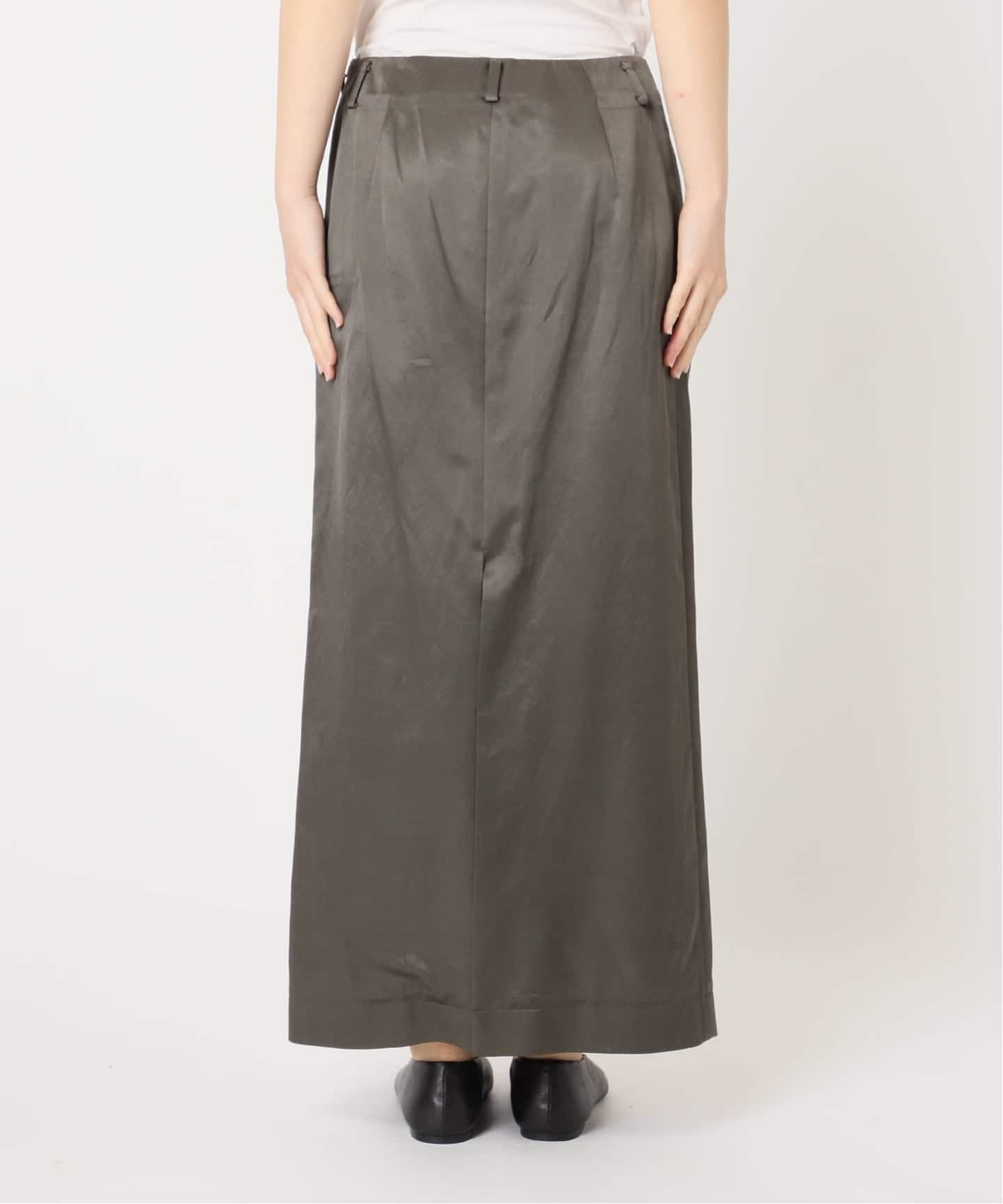 Lucian Martinエンブレムスカート 予約》PIGMENT SATIN スカート（ロング・マキシ丈スカート）｜CITYSHOP