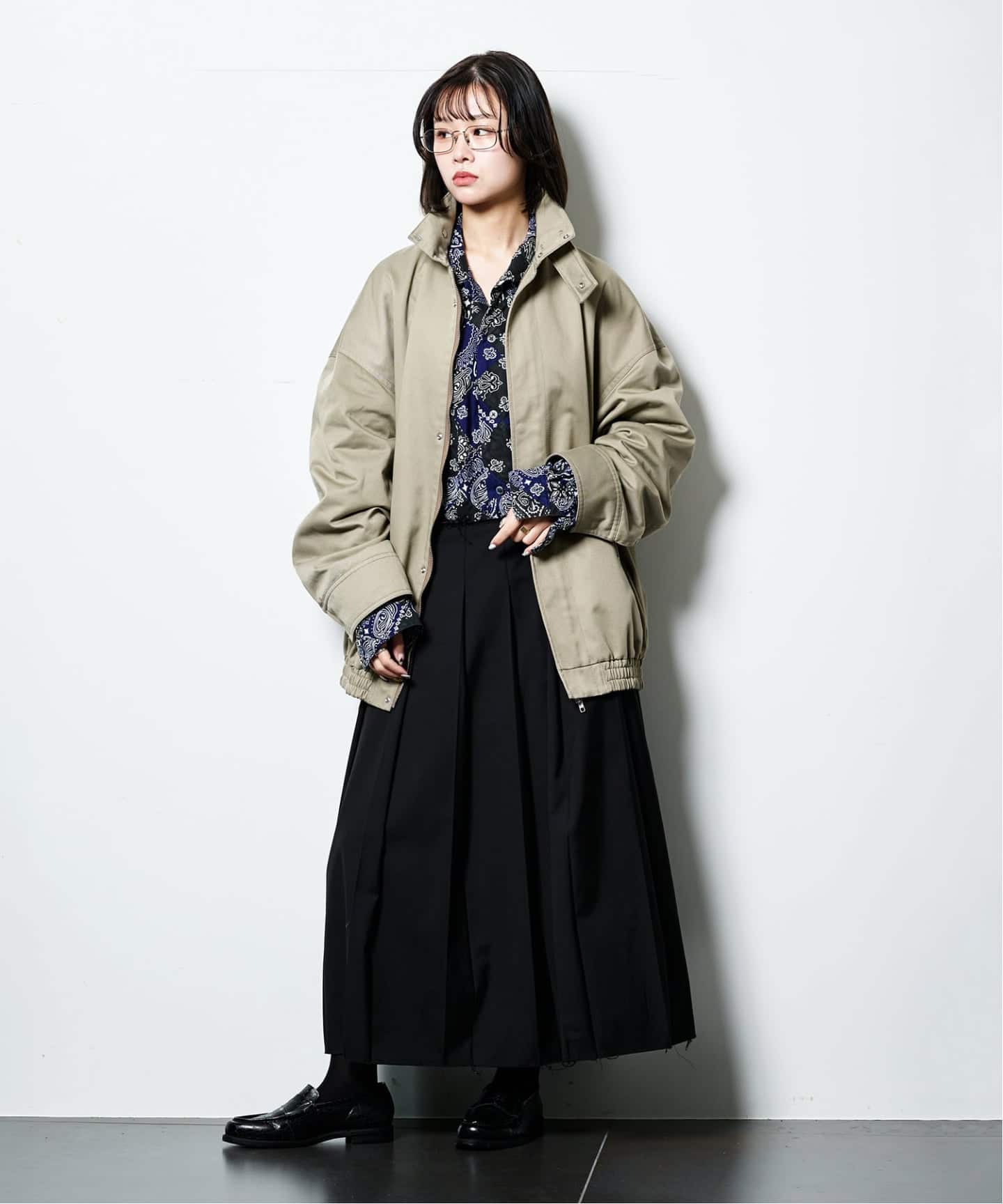 追加予約2》TR PLEATS スカート（ロング・マキシ丈スカート