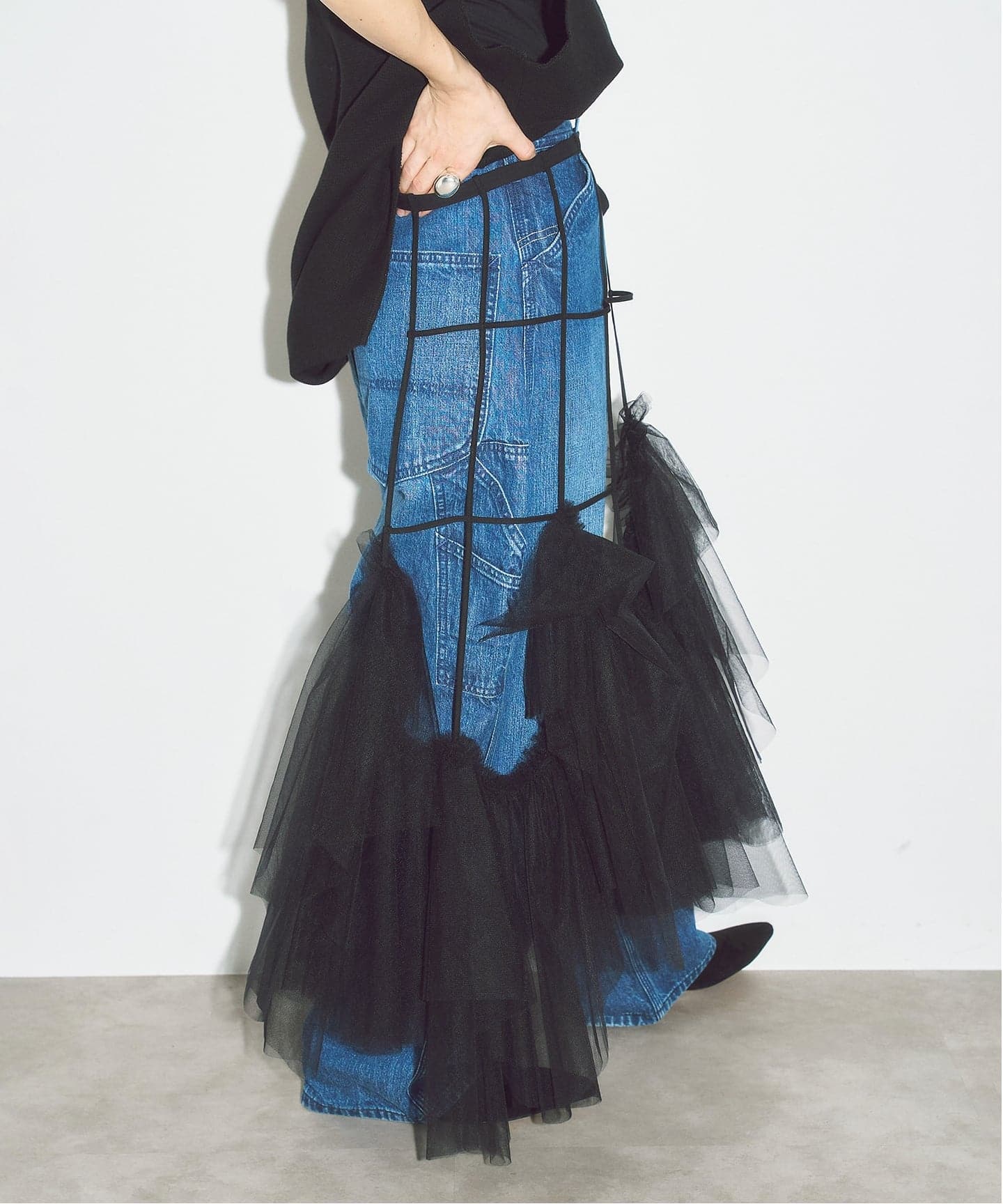 予約》MARGE 別注 TULLE BONE WRAP スカート（その他スカート