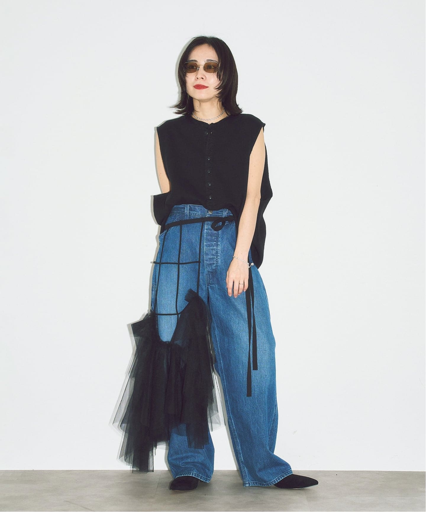 予約》MARGE 別注 TULLE BONE WRAP スカート（その他スカート