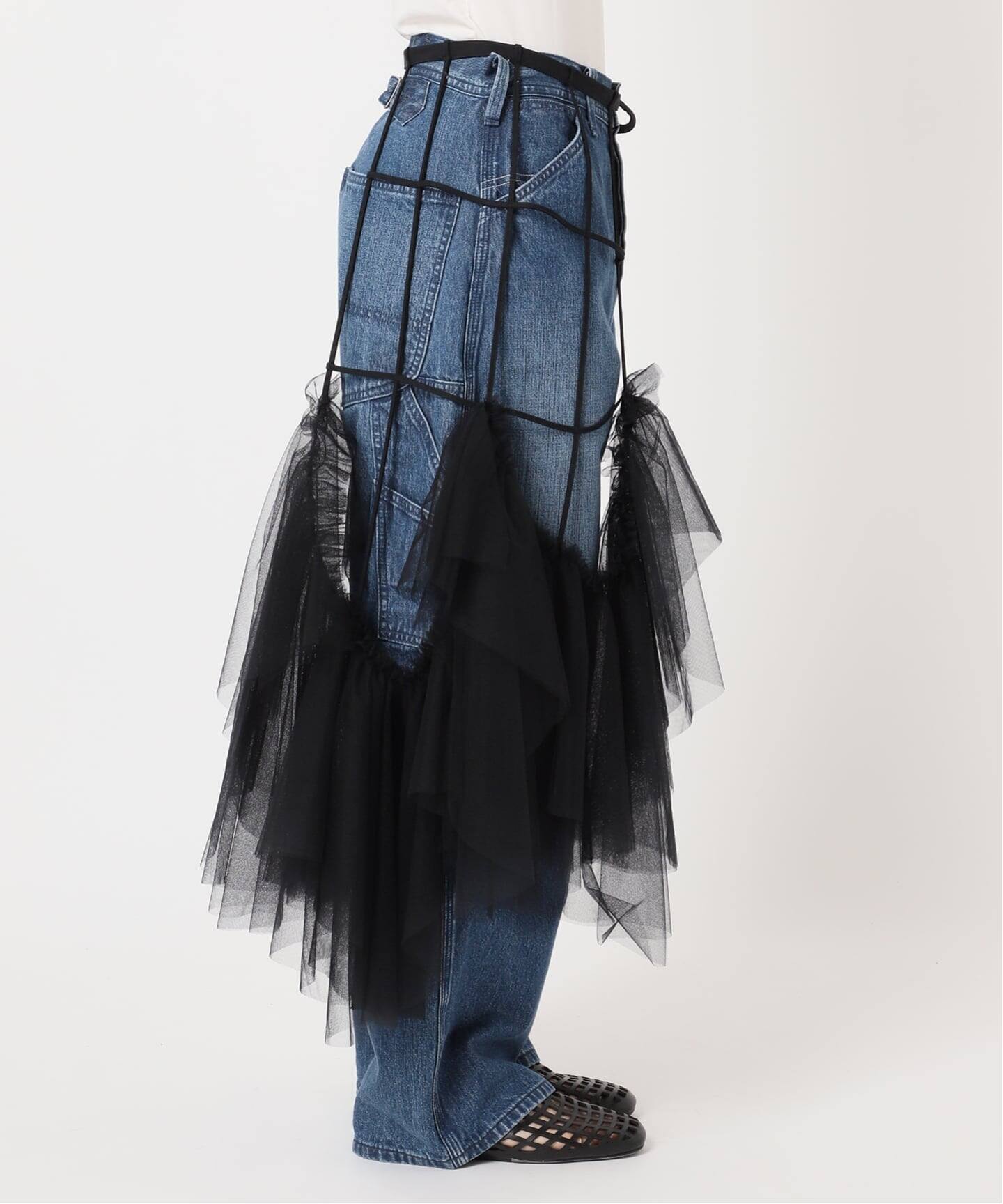 予約》MARGE 別注 TULLE BONE WRAP スカート（その他スカート