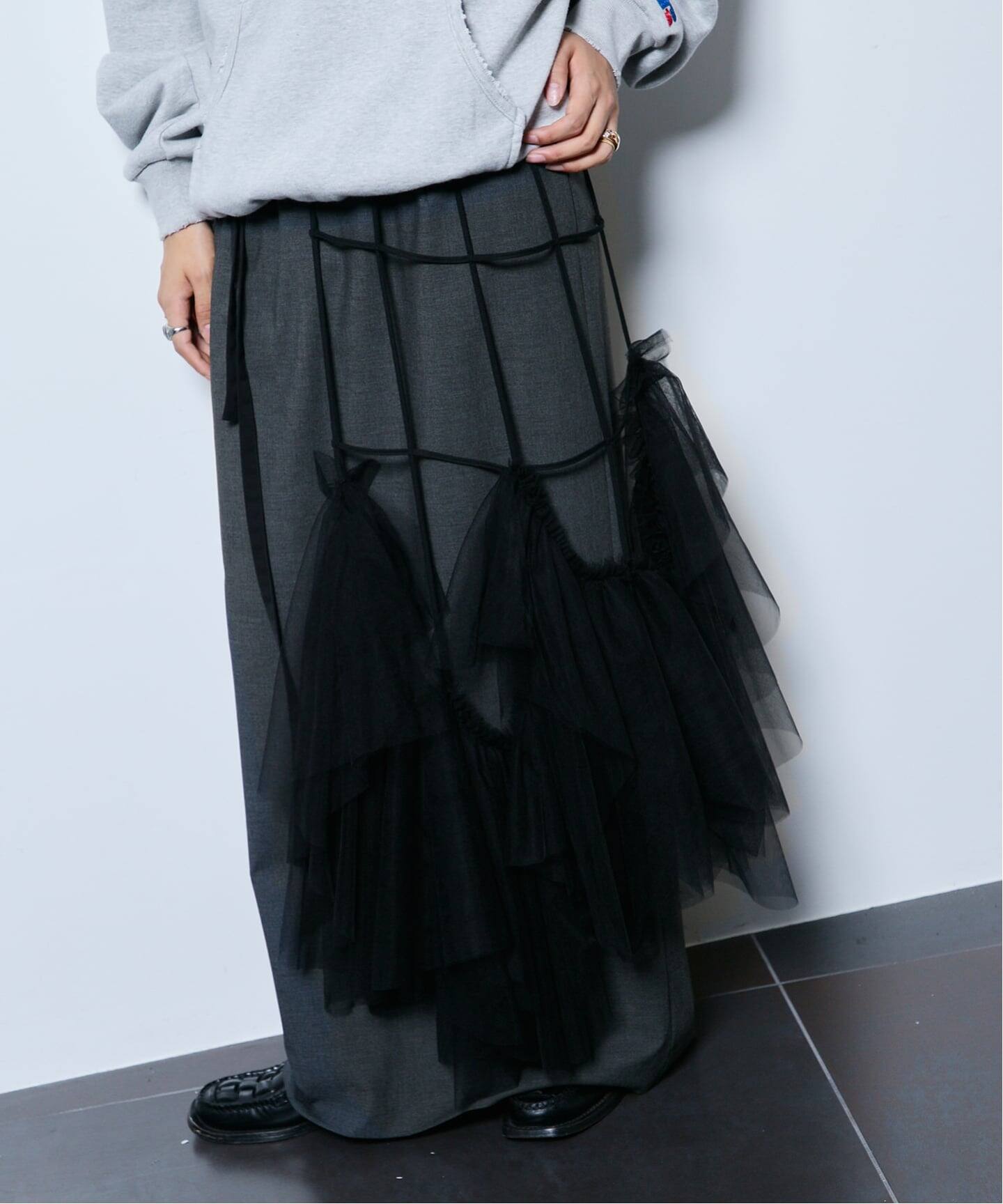 MARGE 別注 TULLE BONE WRAP スカート（その他スカート）｜CITYSHOP