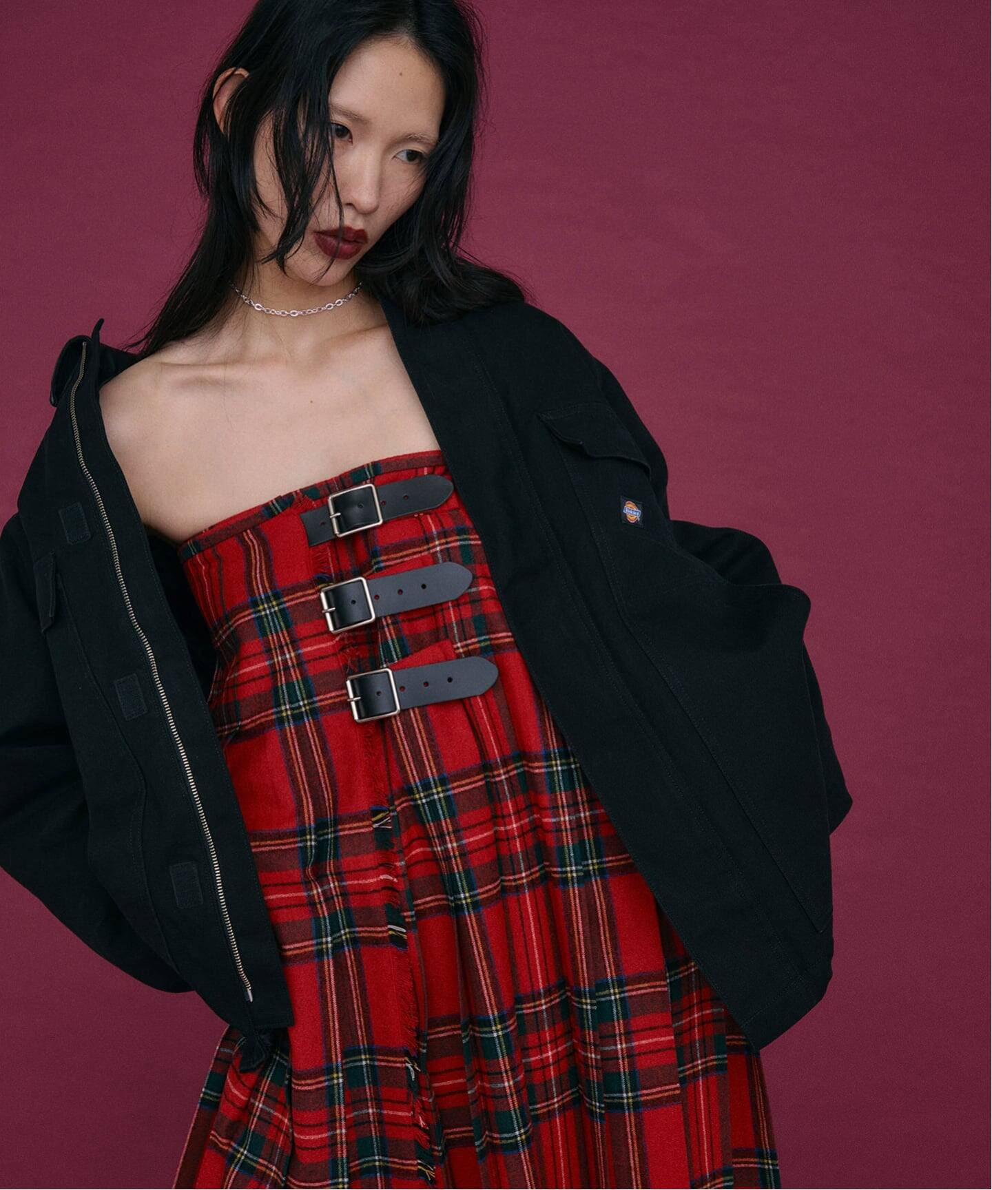 O'NEIL OF DUBRIN 別注 FrontPleated FashionLong[SIZE8]：スカート