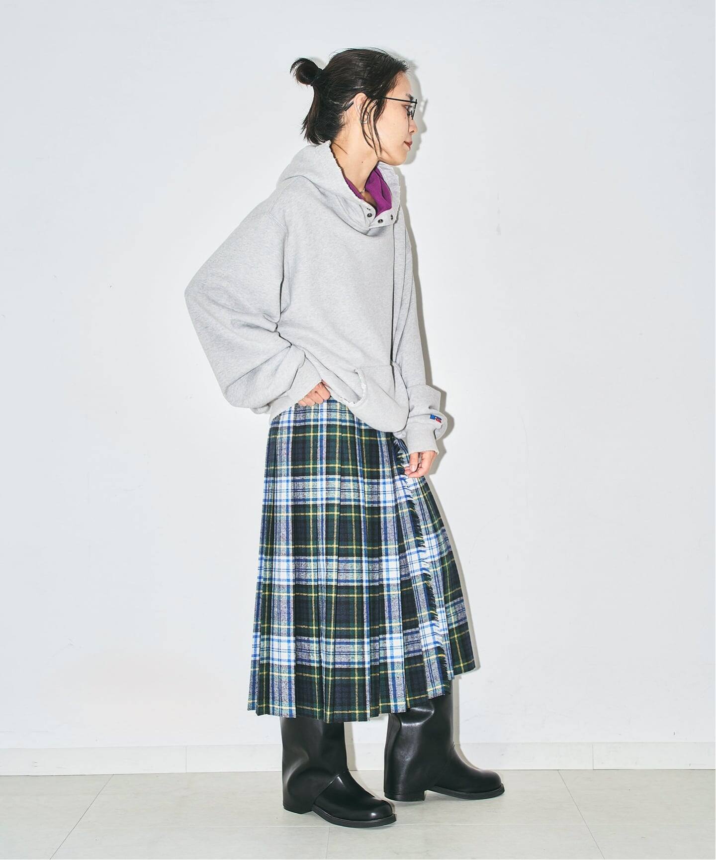 O'NEIL OF DUBRIN 別注 FrontPleated FashionLong[SIZE8]：スカート