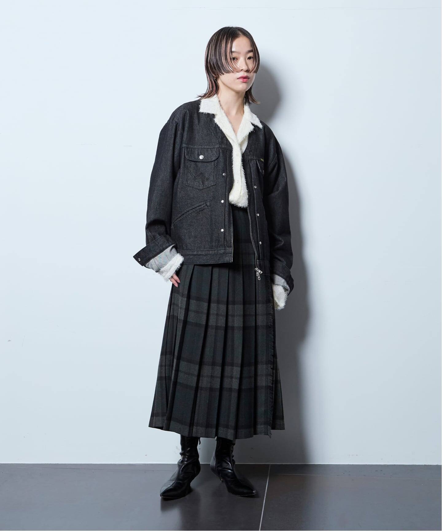 O'NEIL OF DUBRIN 別注 FrontPleated FashionLong[SIZE8]：スカート