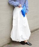 ≪予約/WEB・横浜店限定カラーあり≫ドロストバルーンカーゴスカート