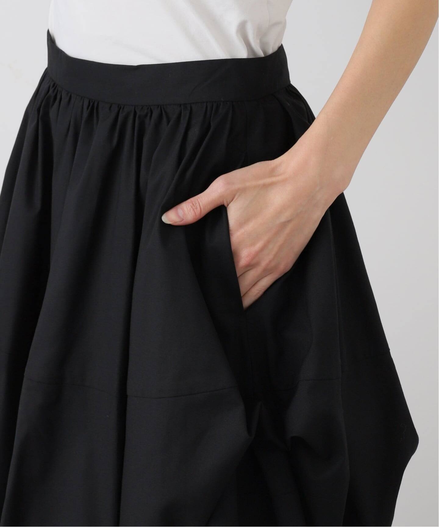 CLANE TUCKING VOLUME SKIRT（ロング・マキシ丈スカート）｜BOICE FROM