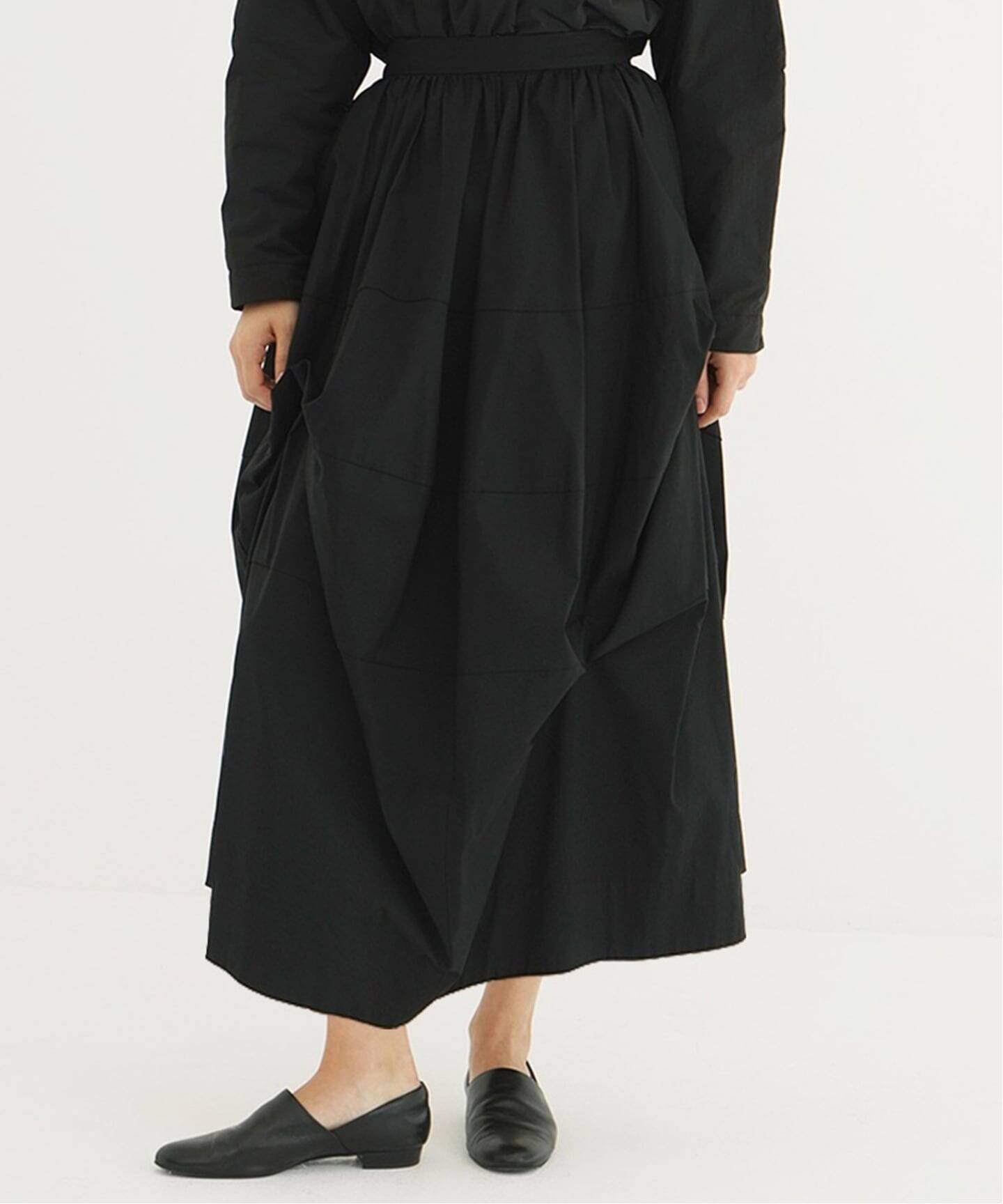 CLANE TUCKING VOLUME SKIRT（ロング・マキシ丈スカート）｜BOICE FROM