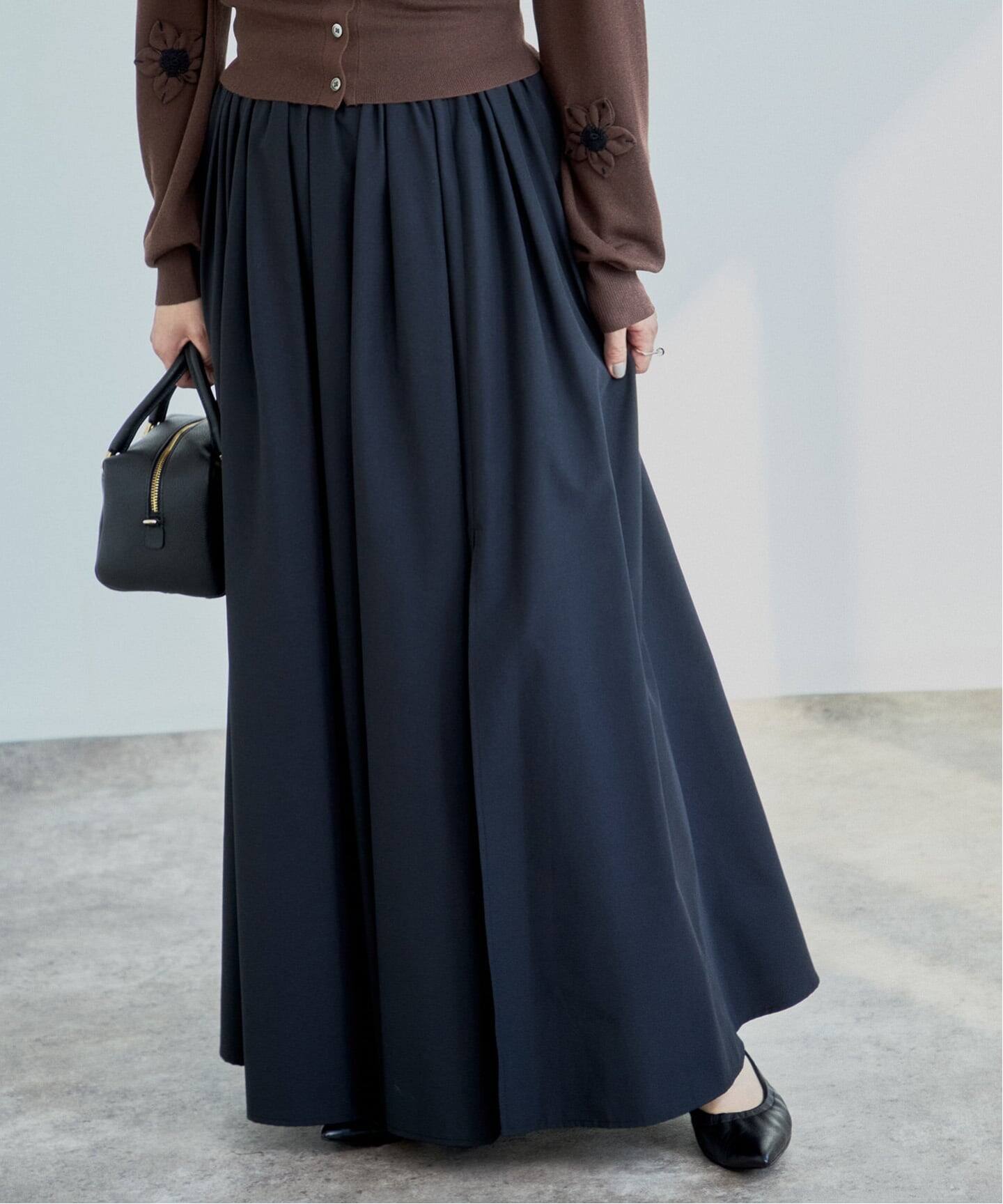 CLANE SLIT FLARE SKIRT（ロング・マキシ丈スカート）｜BOICE FROM