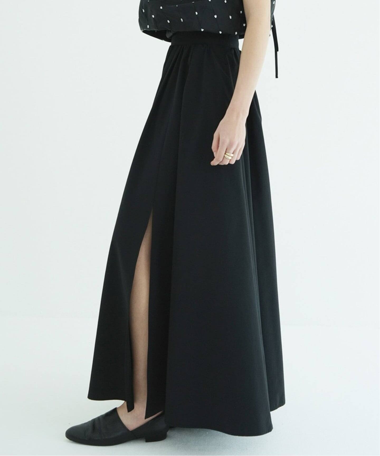 CLANE SLIT FLARE SKIRT（ロング・マキシ丈スカート）｜BOICE FROM