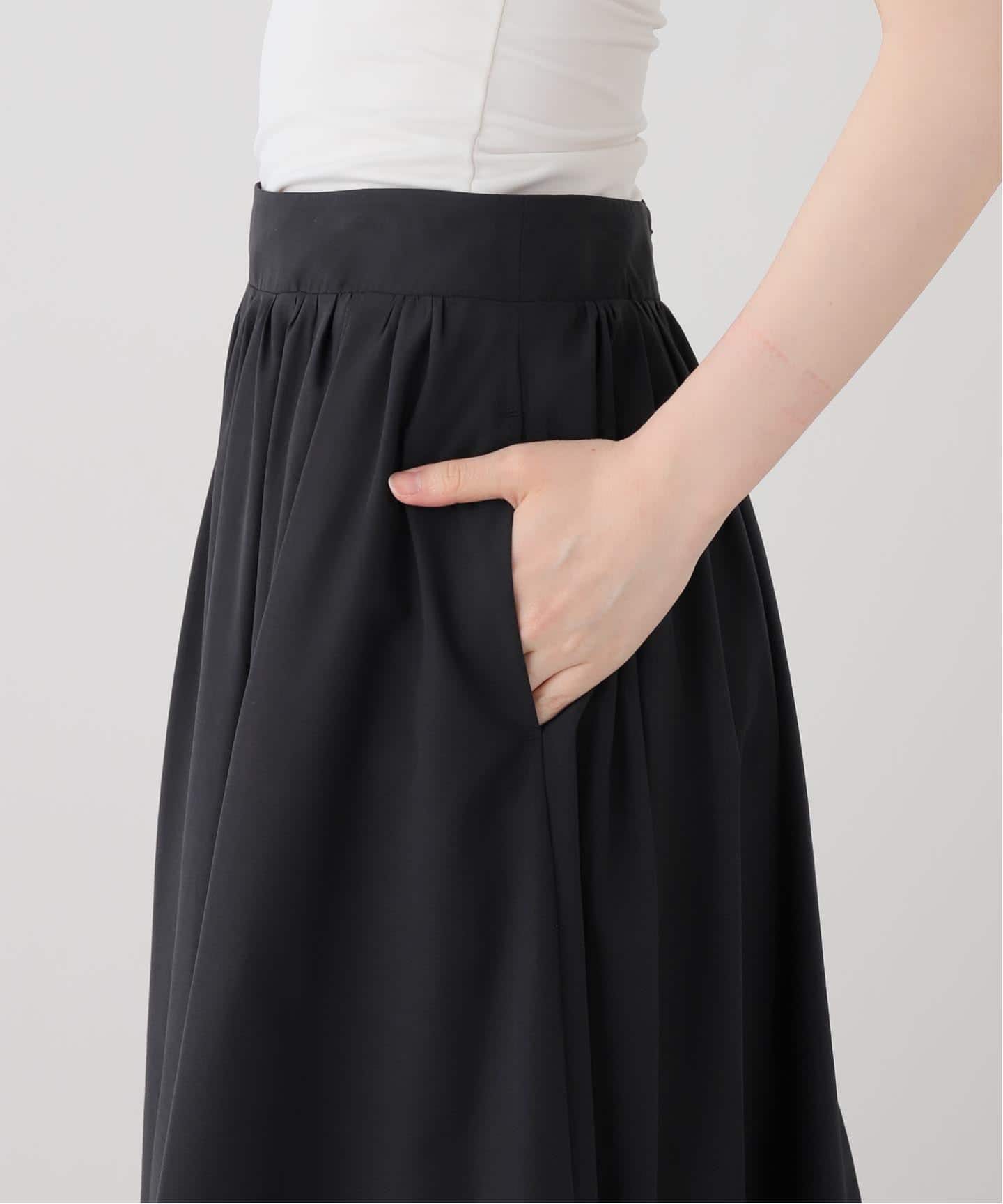 CLANE SLIT FLARE SKIRT（ロング・マキシ丈スカート）｜BOICE FROM