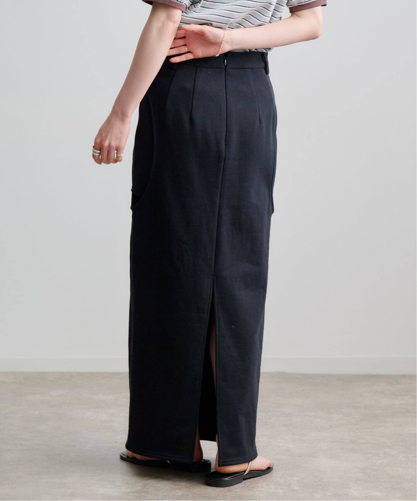 CLANE CIRCLE CUT SWEAT SKIRT（ロング・マキシ丈スカート）｜BOICE