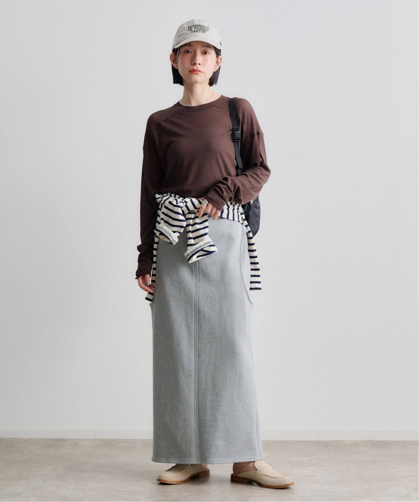 CLANE CIRCLE CUT SWEAT SKIRT（ロング・マキシ丈スカート）｜BOICE