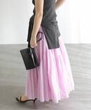 《予約》【洗える】コットンランダムティアードスカート