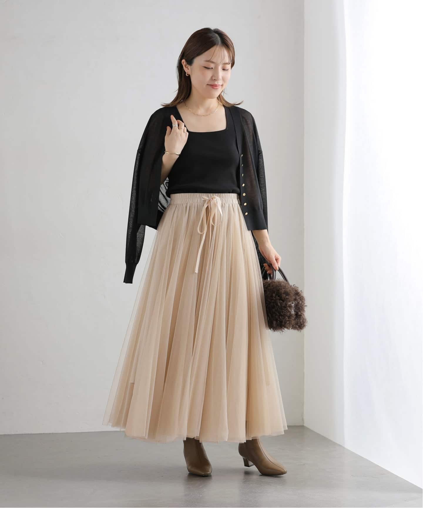 CALLA paris セットアップ フレアスカートブラトップ カラ パリ