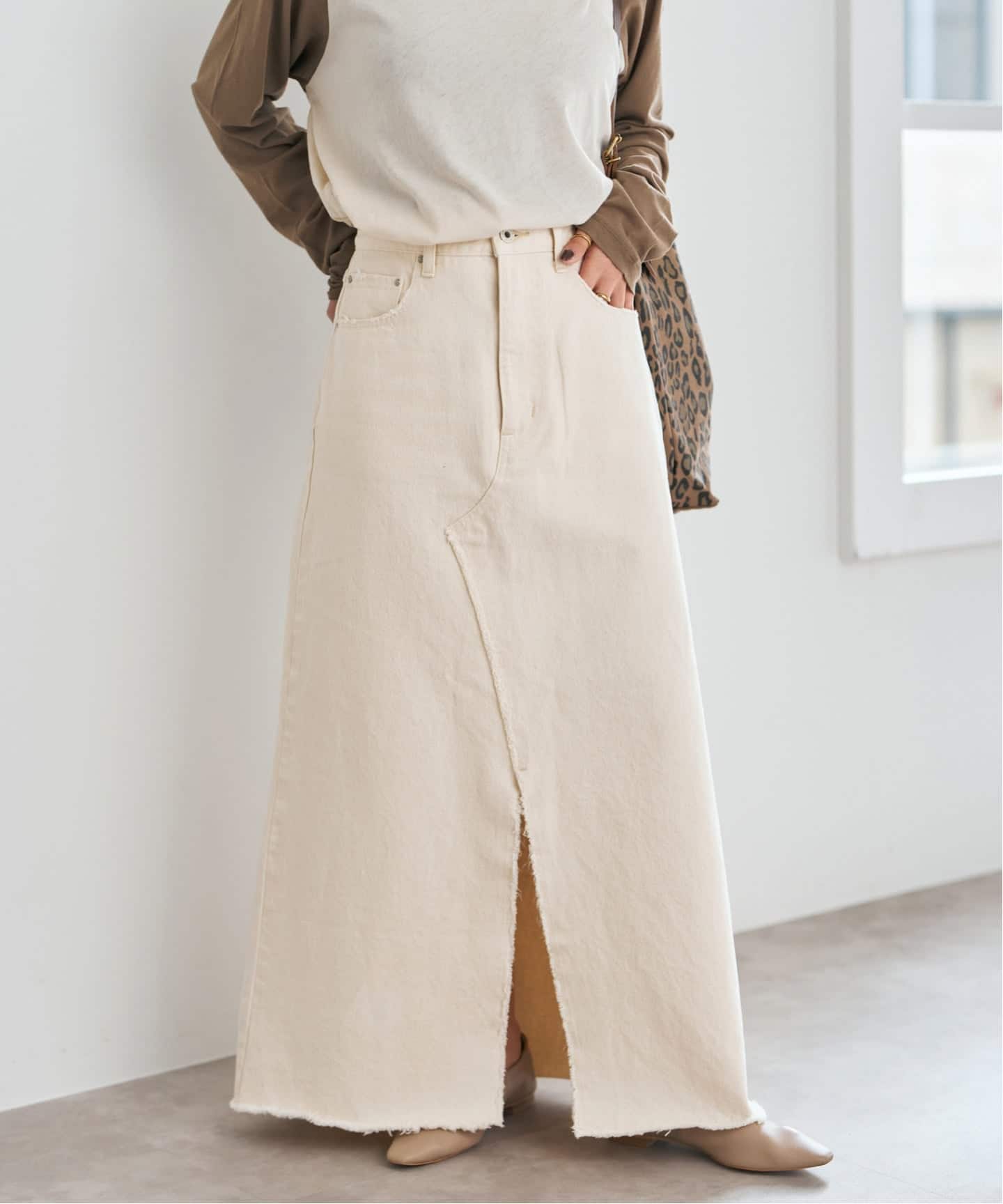5 1/2 TRAPEZE LINE SKIRT（デニムスカート）｜Spick & Span（スピック