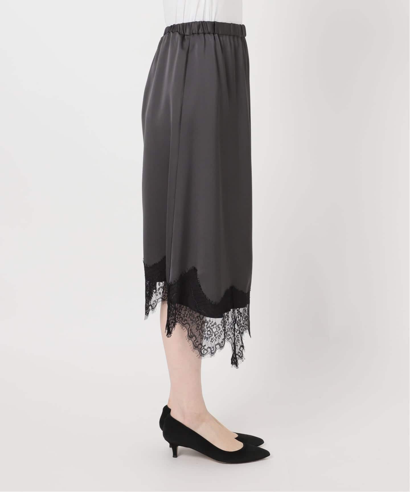 予約》レースサテンスカート（その他スカート）｜Spick and Span