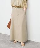 《予約》ウォッシュドツイルナロースカート