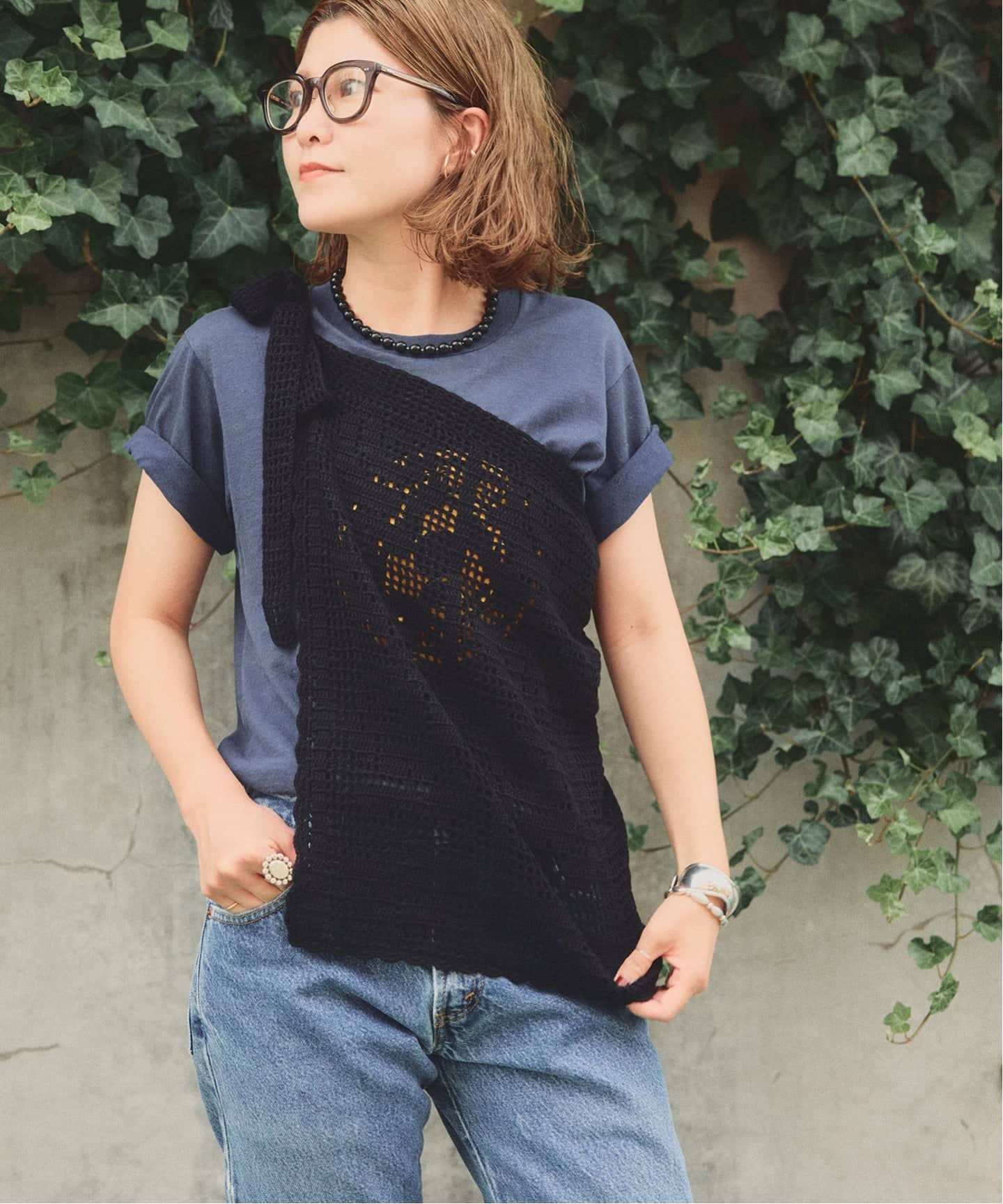 a&m かぎ針ニットラップスカート（その他スカート）｜Spick & Span
