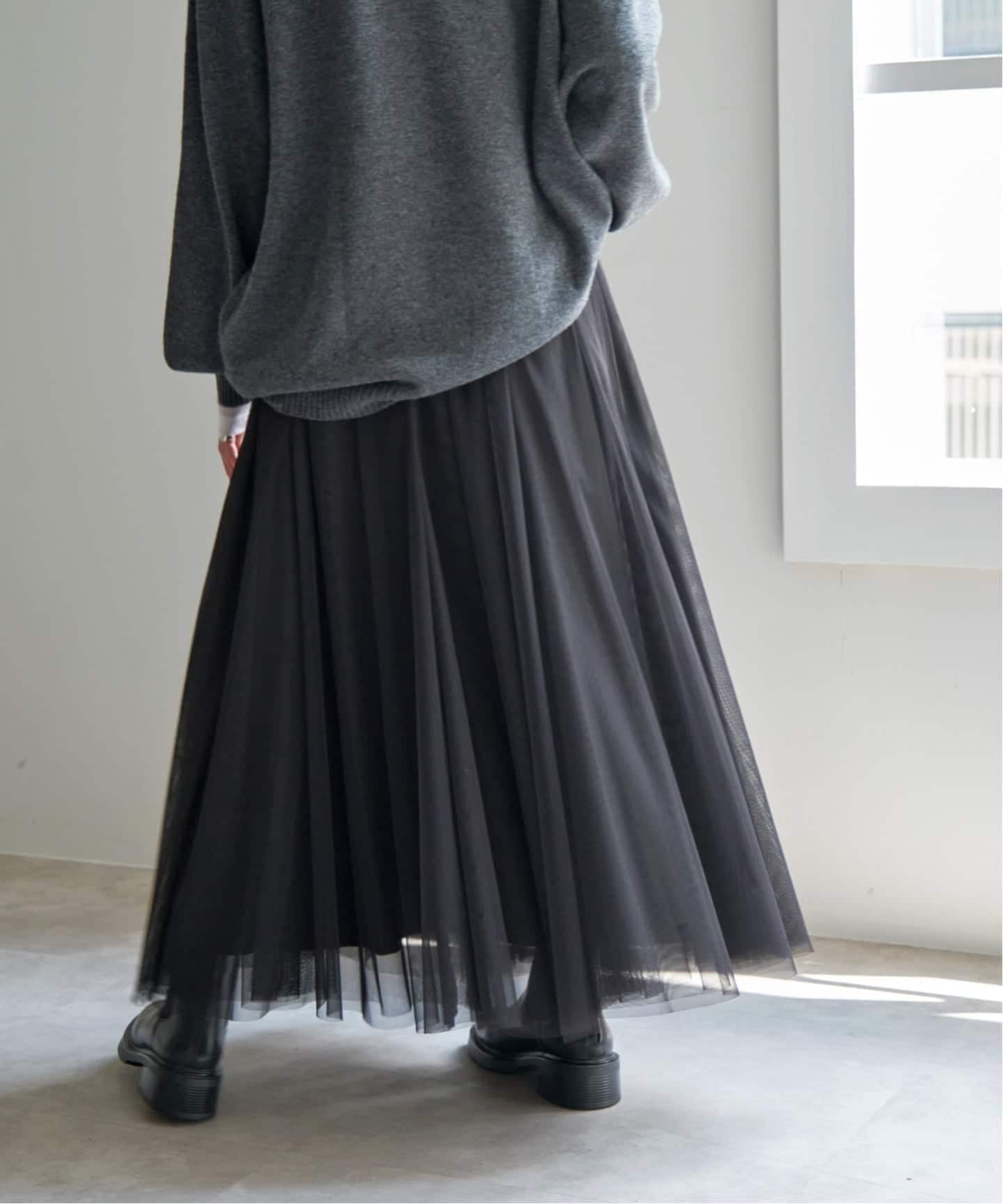 追加》チュールスカート（ロング・マキシ丈スカート）｜Spick & Span
