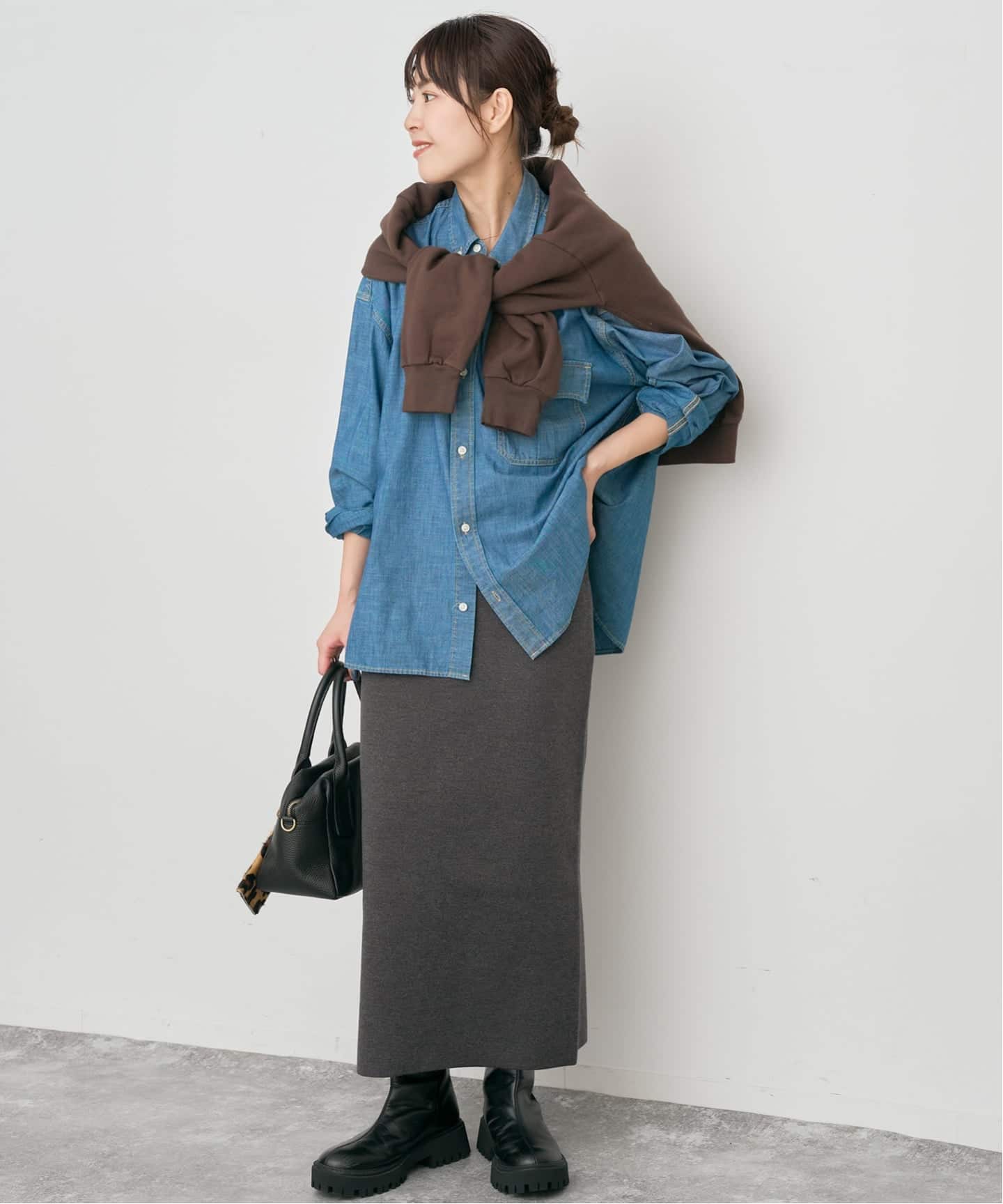 追加》ミラノリブニットスカート（ロング・マキシ丈スカート）｜Spick