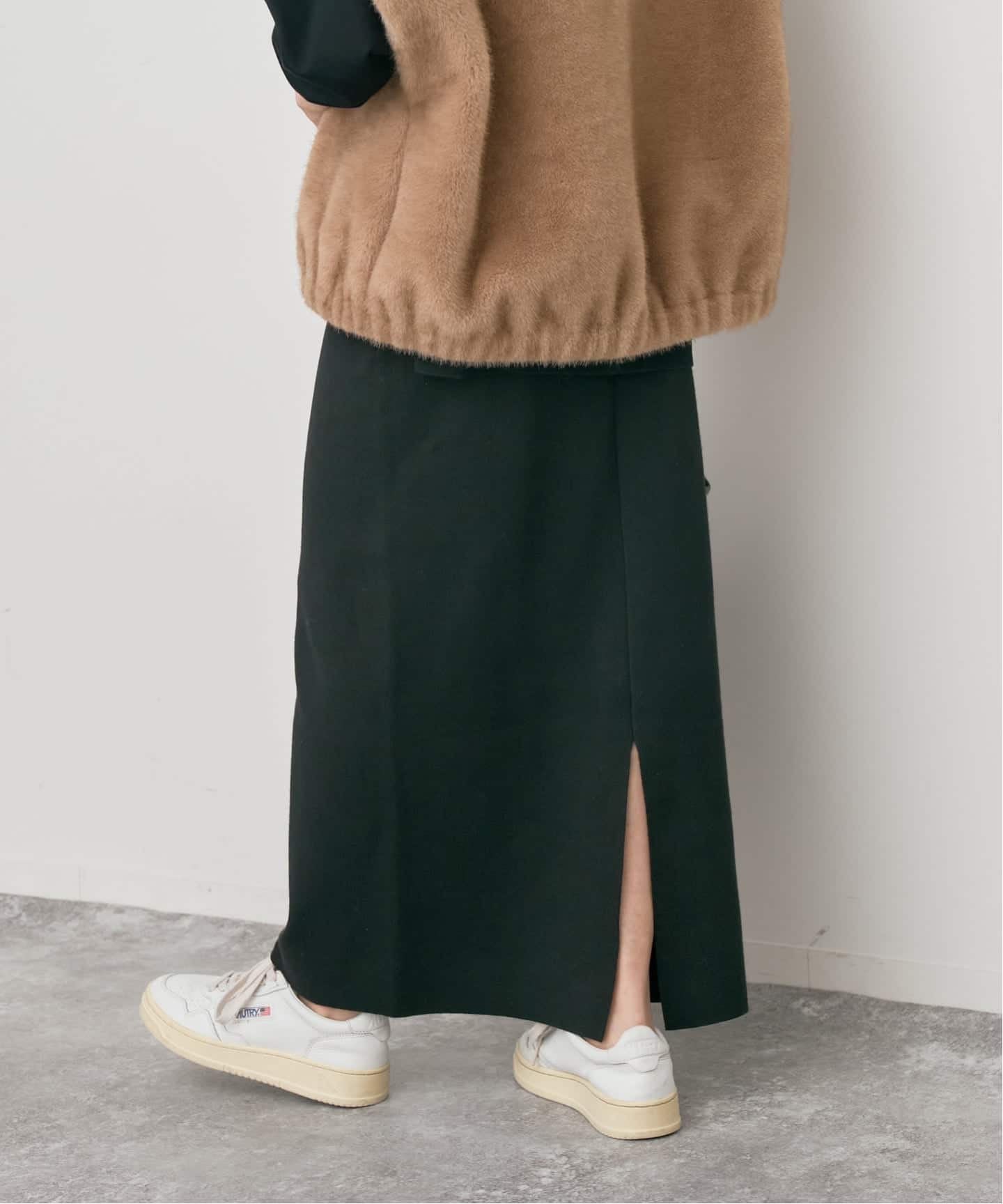 追加予約》ミラノリブニットスカート（ロング・マキシ丈スカート