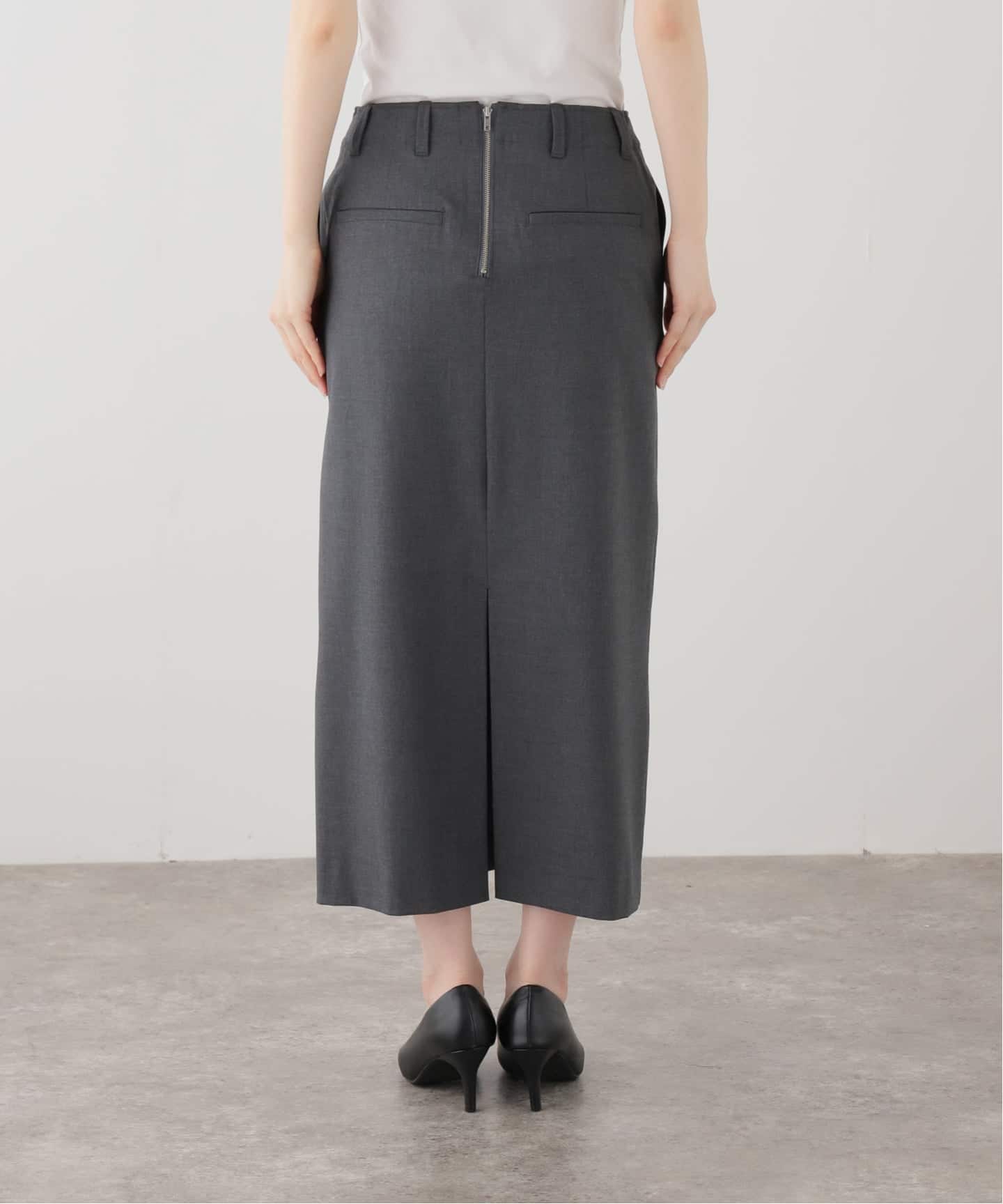 Spick&SpanメルトンAラインスカート ドライトロIラインスカート（ロング・マキシ丈スカート）｜Spick