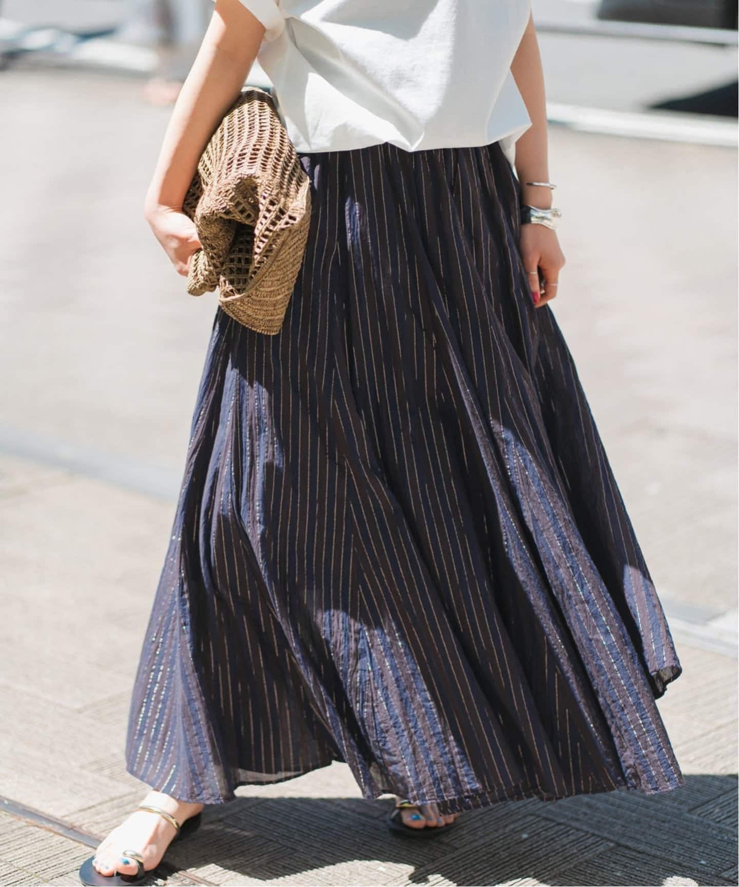 Spick &Span HYU ギャザーフレアスカート HYU ギャザーフレアスカート（ロング・マキシ丈スカート）｜Spick and