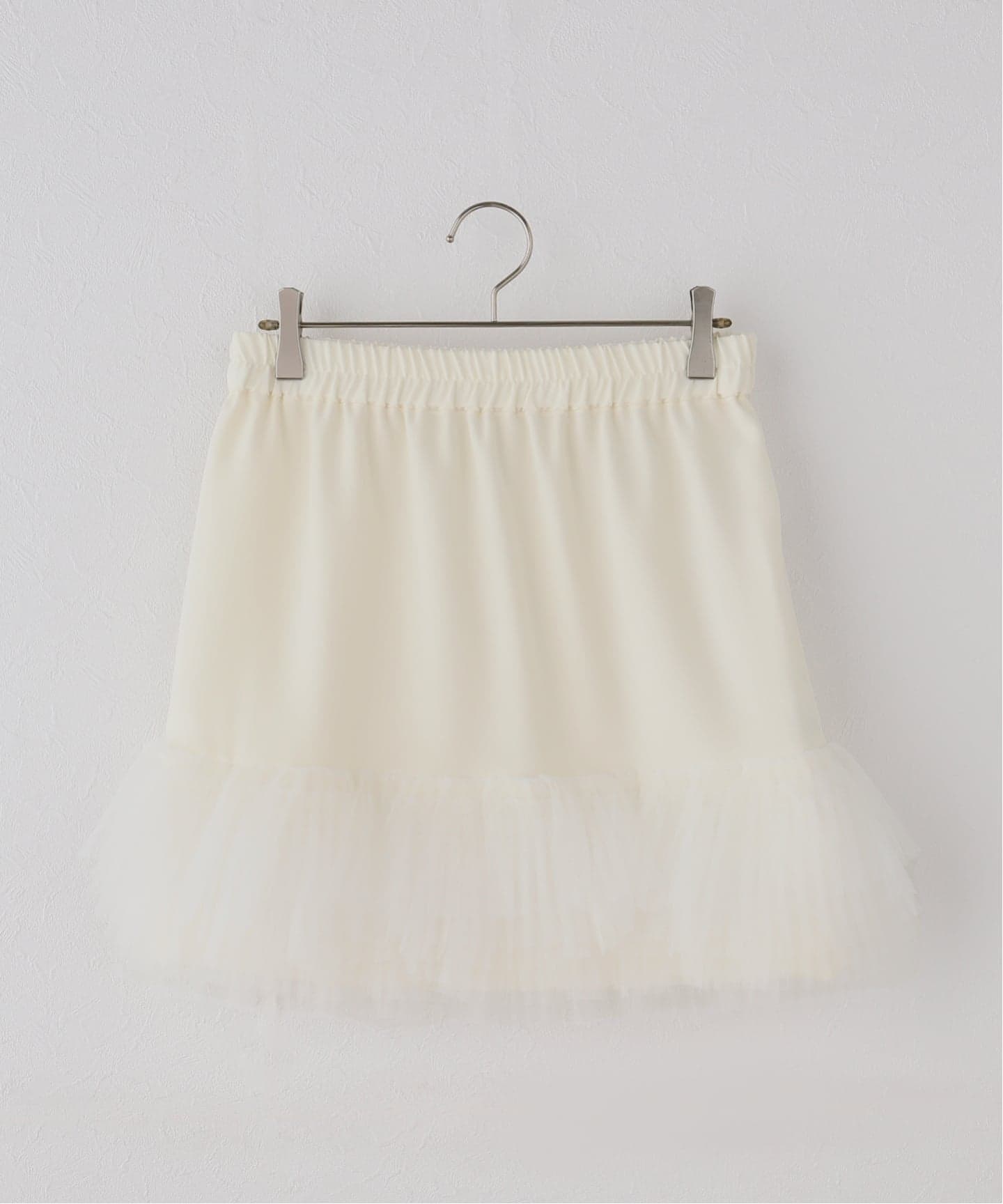 ARCHIVE STANCE/アーカイブスタンス 2way tulle pleats skirt（ミニ