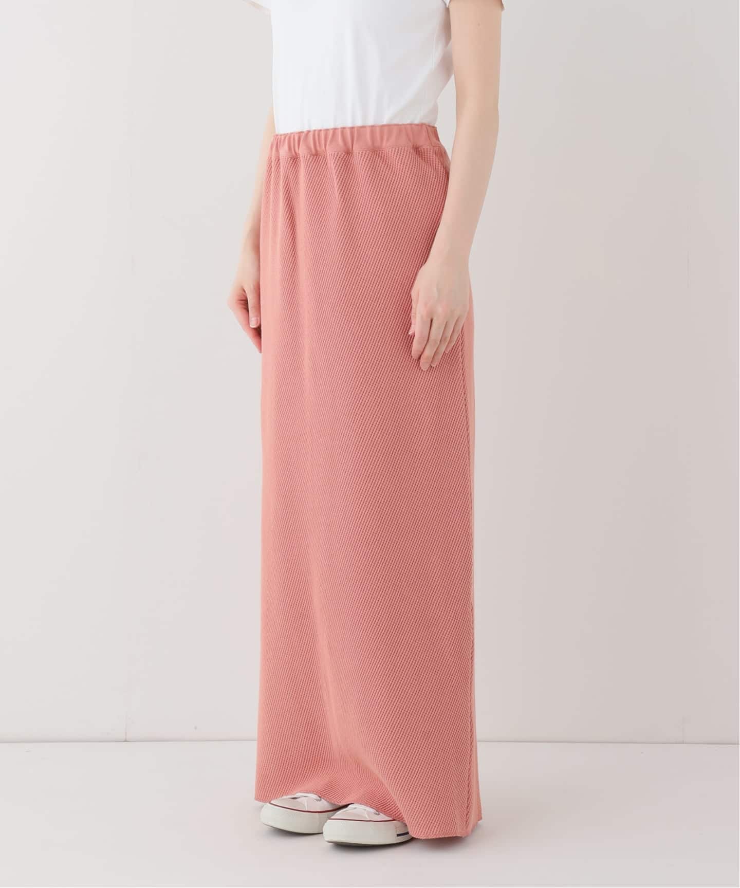 ≪追加≫ワッフルストレートスカート（ロング・マキシ丈スカート