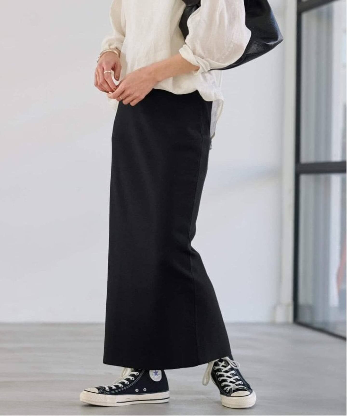 ≪追加予約 / 洗濯機洗い可能≫VIS-NYフルニードルタイトスカート