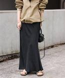 ≪新色 / 追加予約≫シルキーキュプラバイアススカート